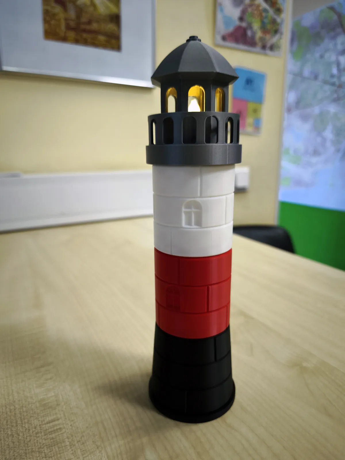 Lighthouse Candlestick, photo 2 of 4 - Lighthouse Candlestick Home Decor Items