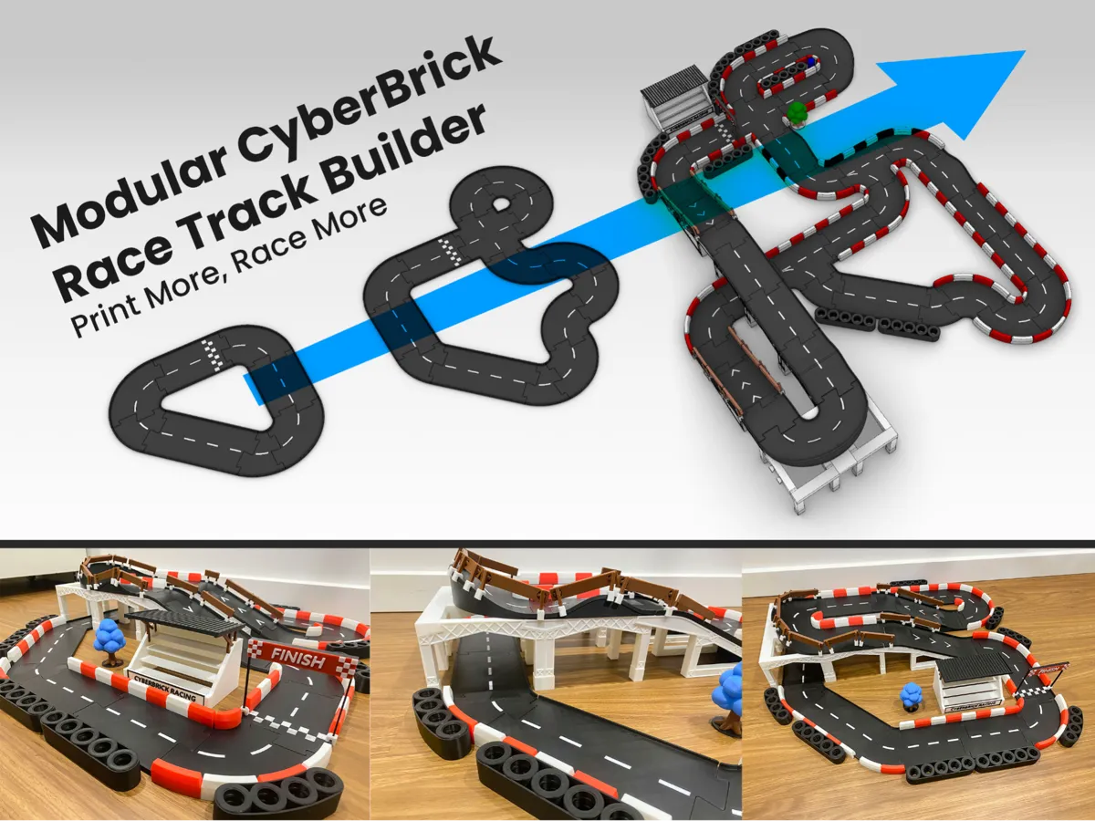 Modular CyberBrick Race Track Builder - Robot Kits & Robotic Arms, in stock