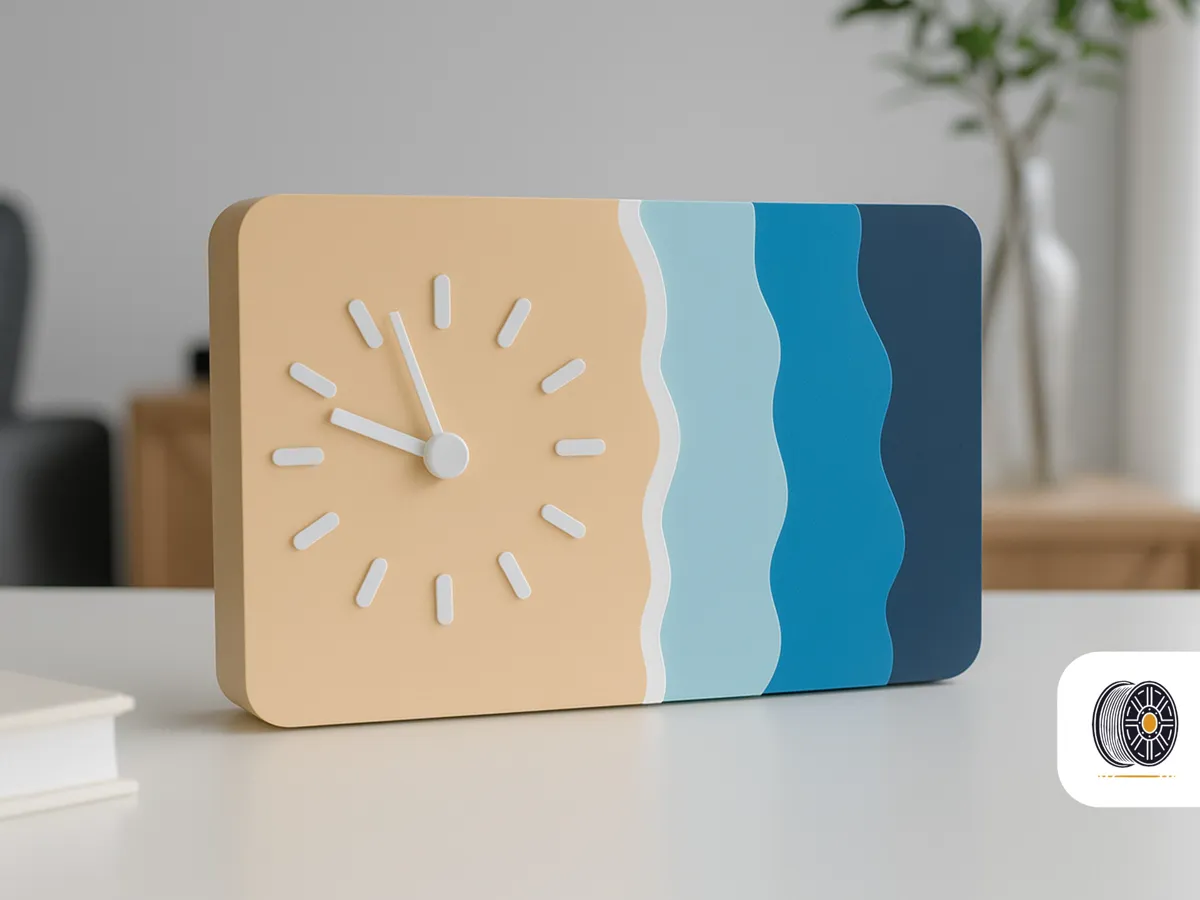 A Modern Minimalist Desk Clock