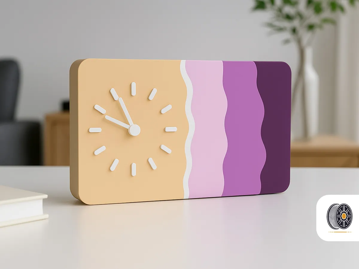 A Modern Minimalist Desk Clock, photo 3 of 4 - A Modern Minimalist Desk Clock Home Decor Items