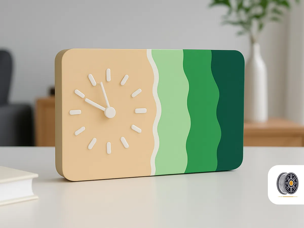 A Modern Minimalist Desk Clock, photo 4 of 4 - A Modern Minimalist Desk Clock Home Decor Items