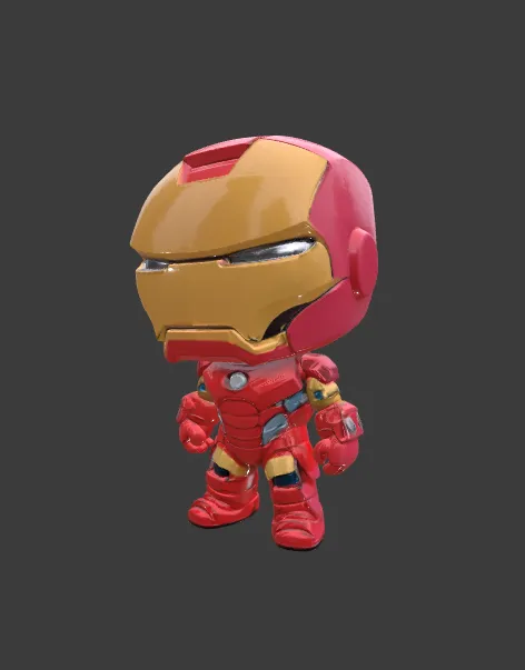 funky Pop-style Iron Man figure, photo 4 of 4 - funky Pop-style Iron Man figure Figurines & Collectibles