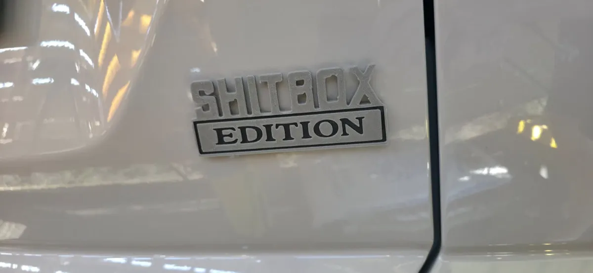Shitbox Edition Badge, photo 4 of 4 - Shitbox Edition Badge Jewellery & Accessories