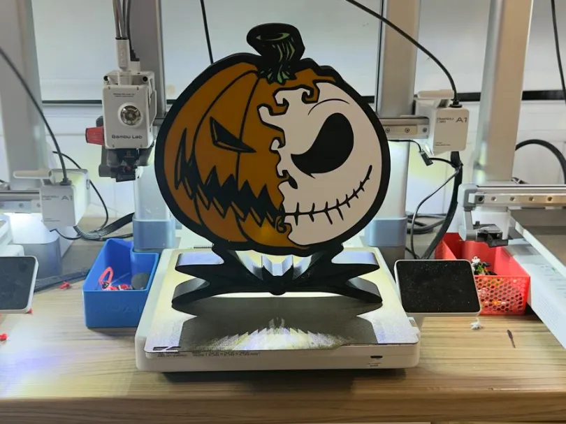 Jack Skellington Pumpkin Lightbox