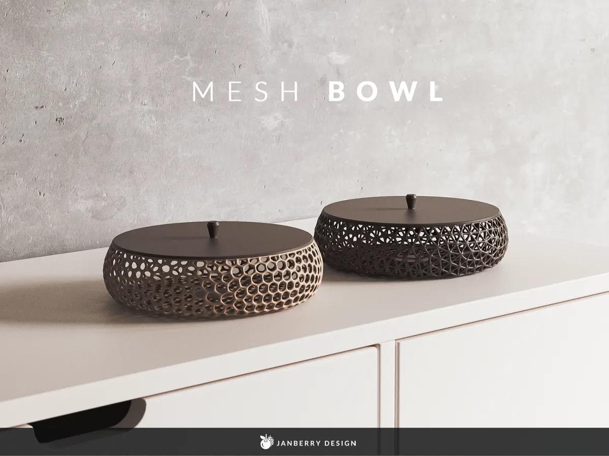 Mesh Design Storage Bowls