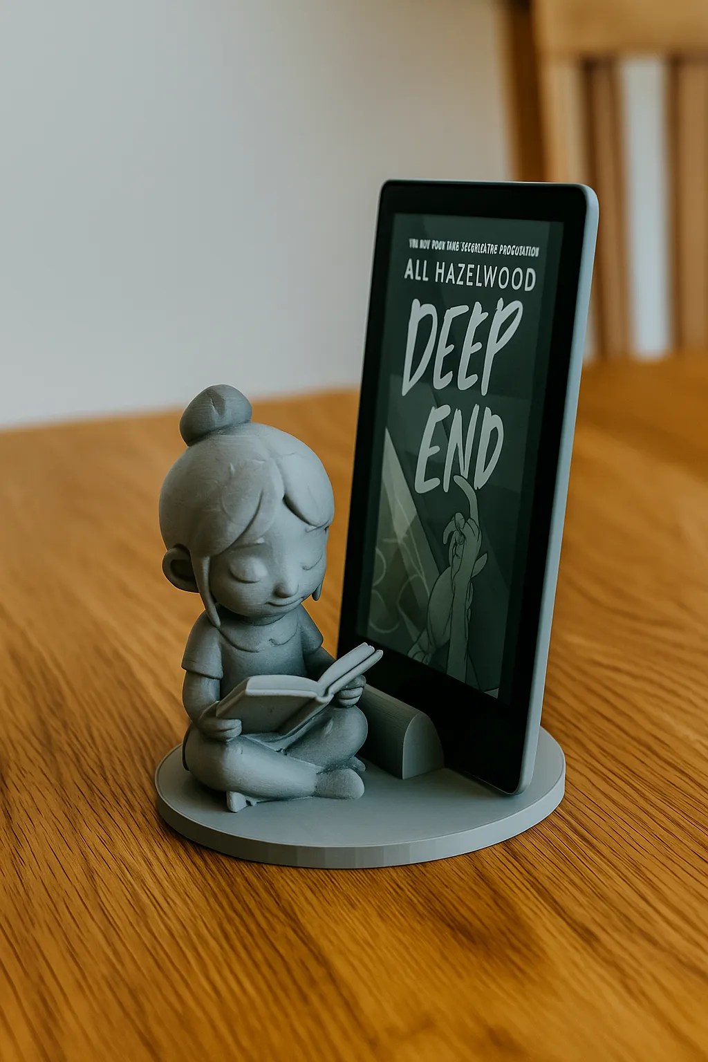 Cosy Reading Girl Kindle Stand, photo 4 of 4 - Cosy Reading Girl Kindle Stand Mobile & Device Accessories