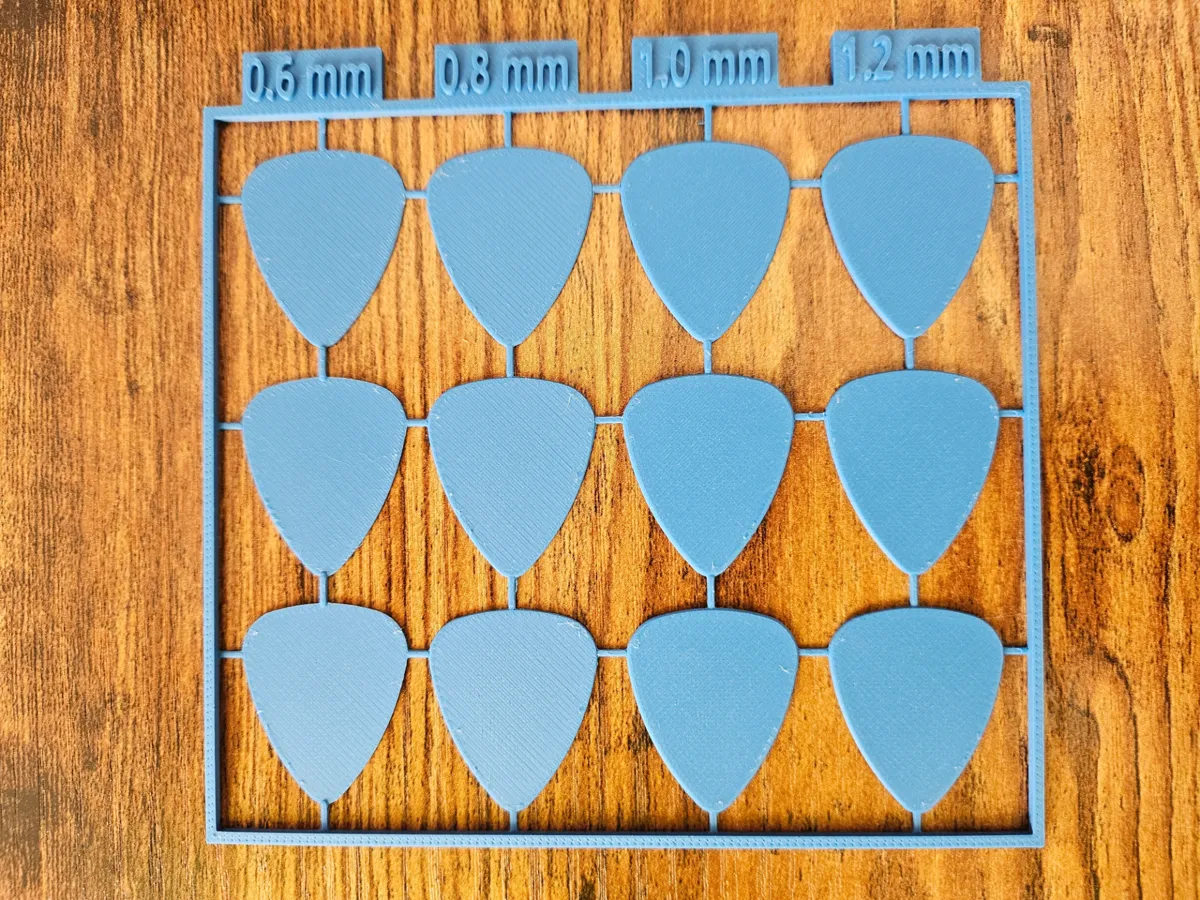 Guitar pick kit card