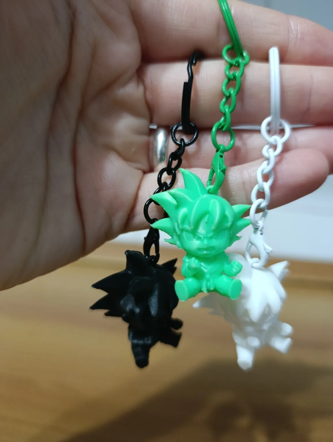 Mini Chibi Angry Goku, Keychain / Mini Figure, photo 3 of 4 - Mini Chibi Angry Goku, Keychain / Mini Figure Keychains