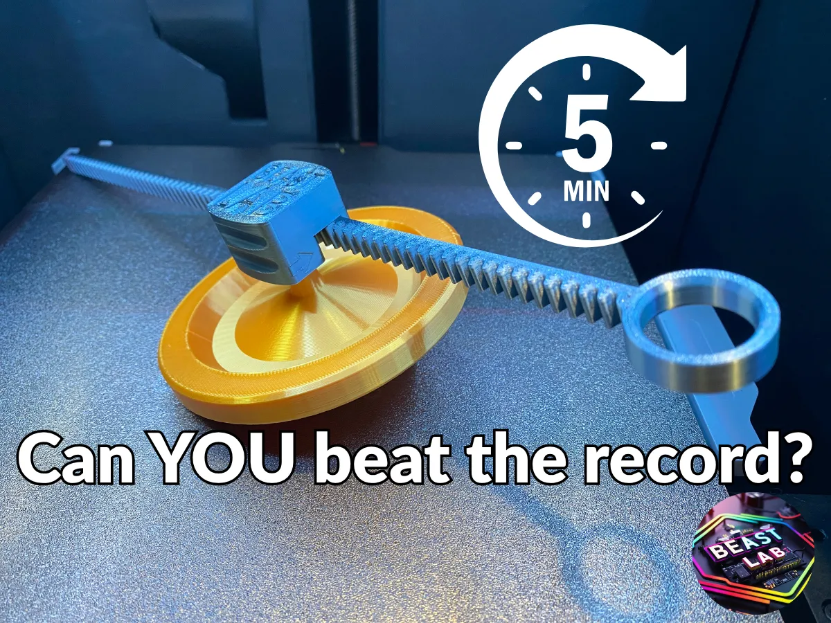 Forever Spin, Gear-Driven Spinning Top