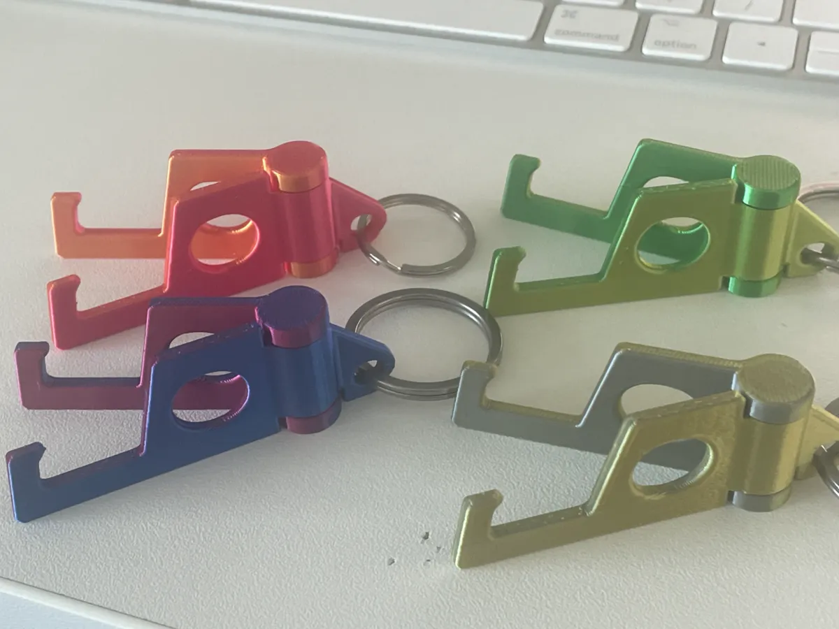Foldable phone support keychain - Fidget Keychains, in stock in India