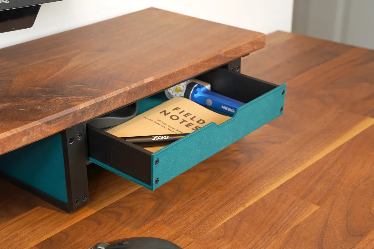 Foxwood Studio - Desk Shelf Drawer - Customisable, photo 3 of 4 - Foxwood Studio - Desk Shelf Drawer - Customisable Desk & Office