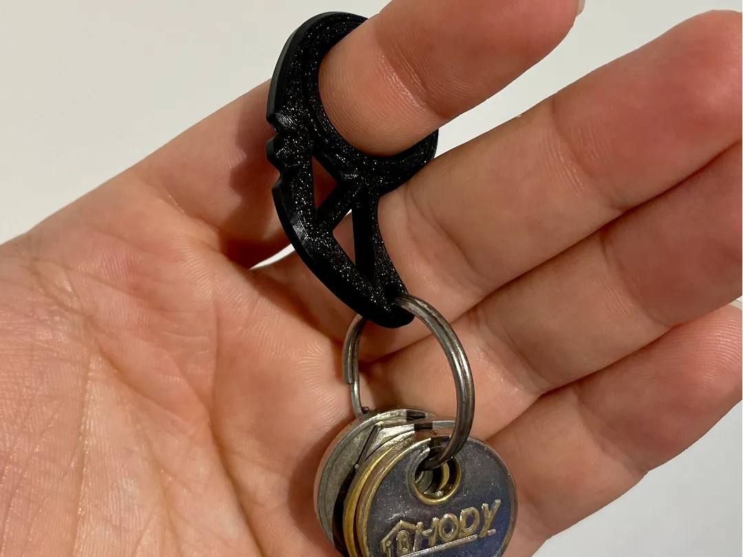 Key Fidget Toy Spinning Keychain