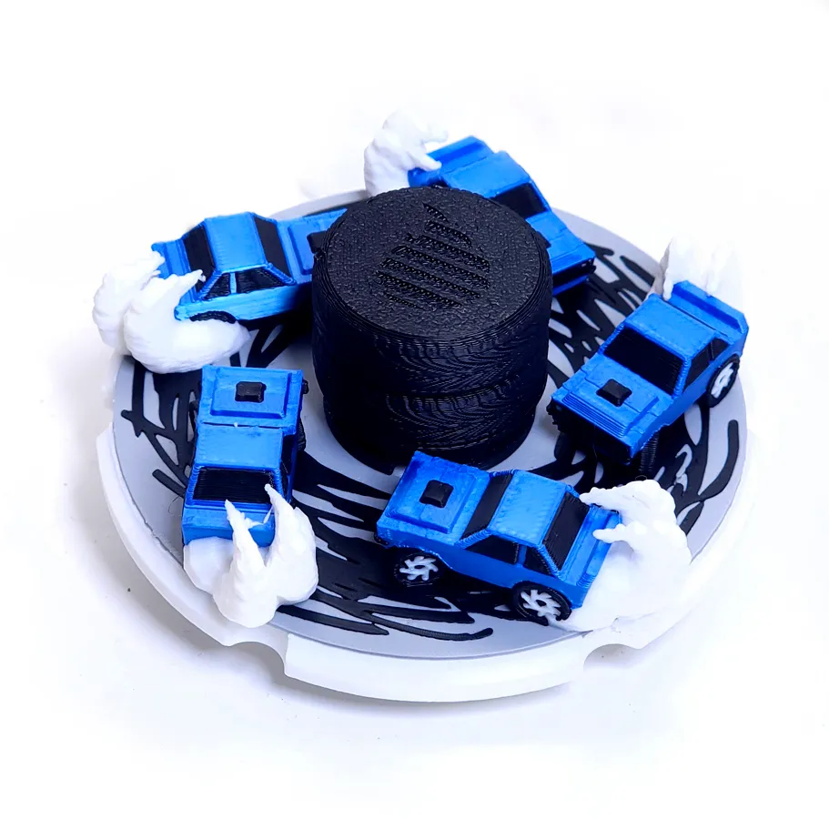 Car Drift Zoetrope animated spinner - Hand Spinners, in stock in India