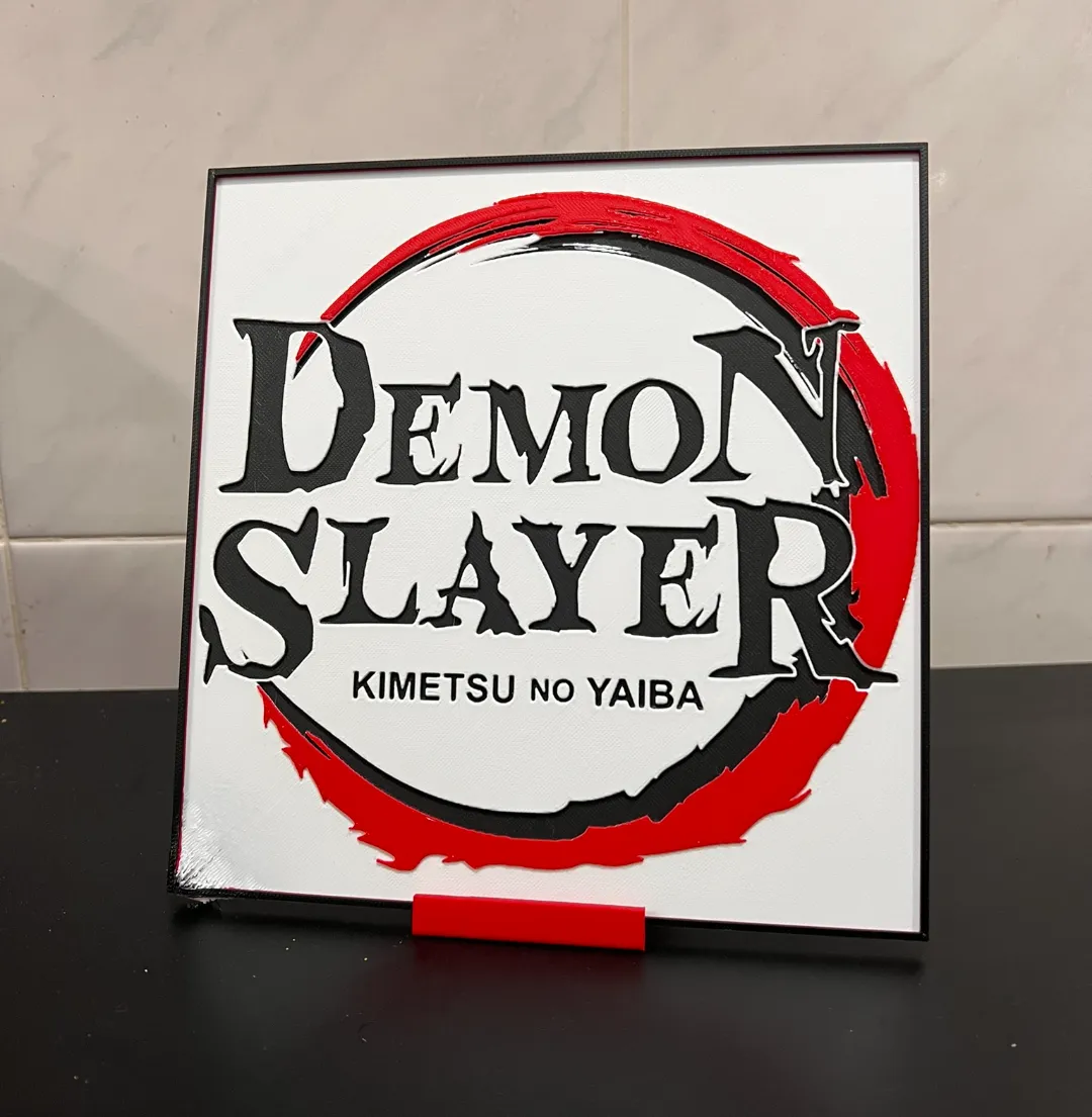 DEMON SLAYER LOGO HUEFORGE 200x205 - 2D Art, in stock in India