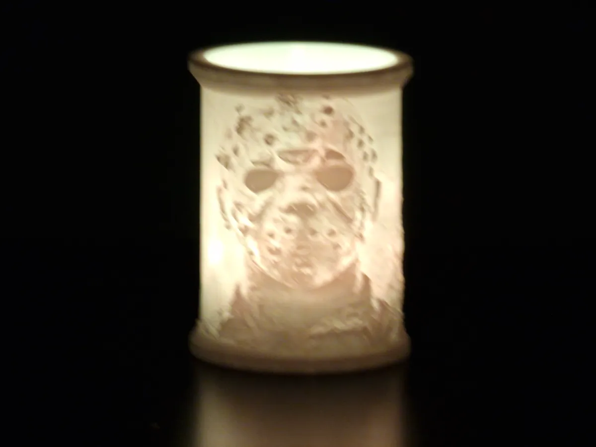 Tea light Lithophane - Jason Voorhees - Festivities, in stock in India