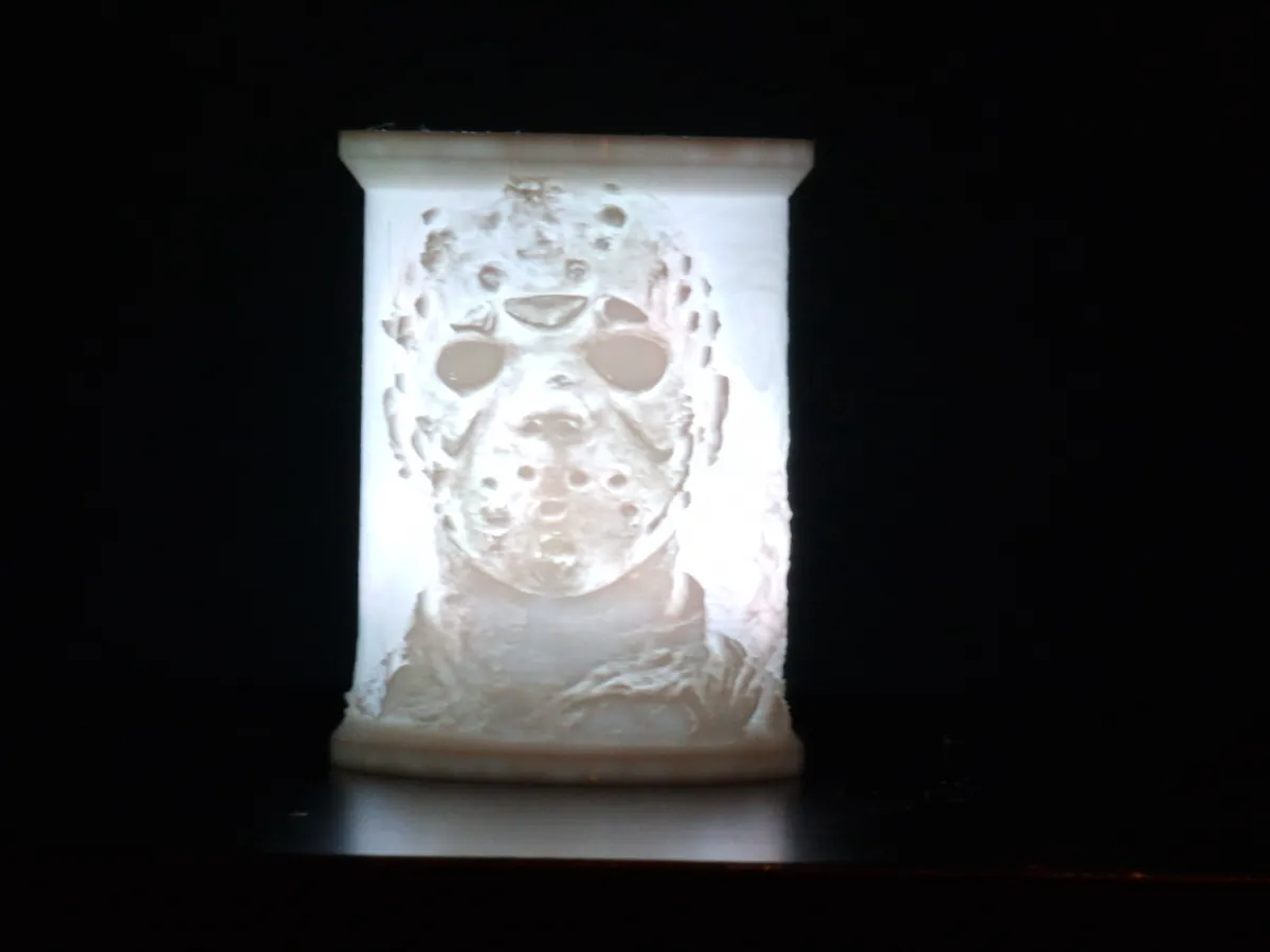 Tea light Lithophane - Jason Voorhees, photo 2 of 3 - Tea light Lithophane - Jason Voorhees Household