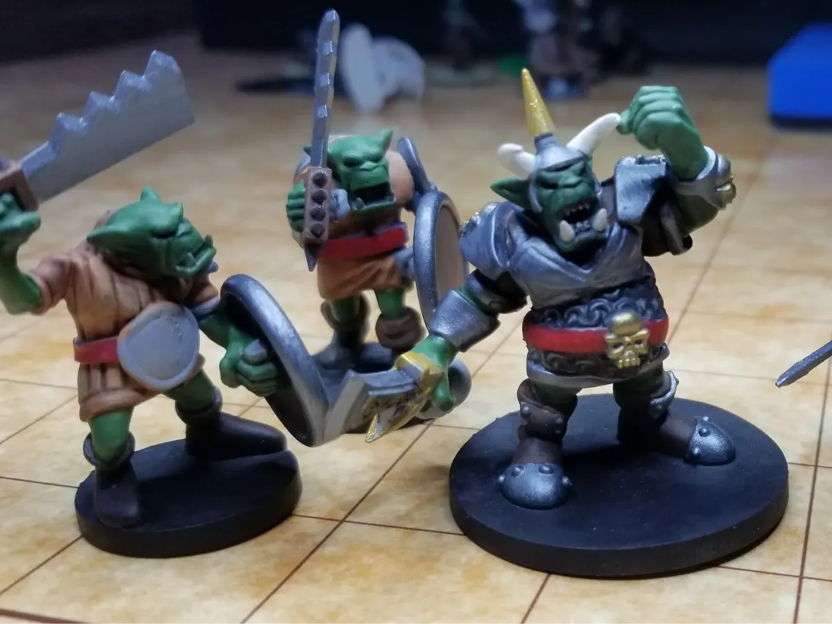 Orc horde dnd miniature pack | Multicolor option - Monsters & Creatures, in stock in India