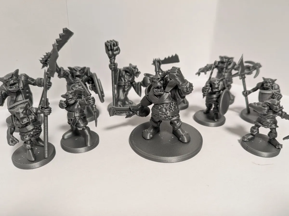 Orc horde dnd miniature pack | Multicolor option, photo 2 of 3 - Orc horde dnd miniature pack | Multicolor option Board Games & Tabletop