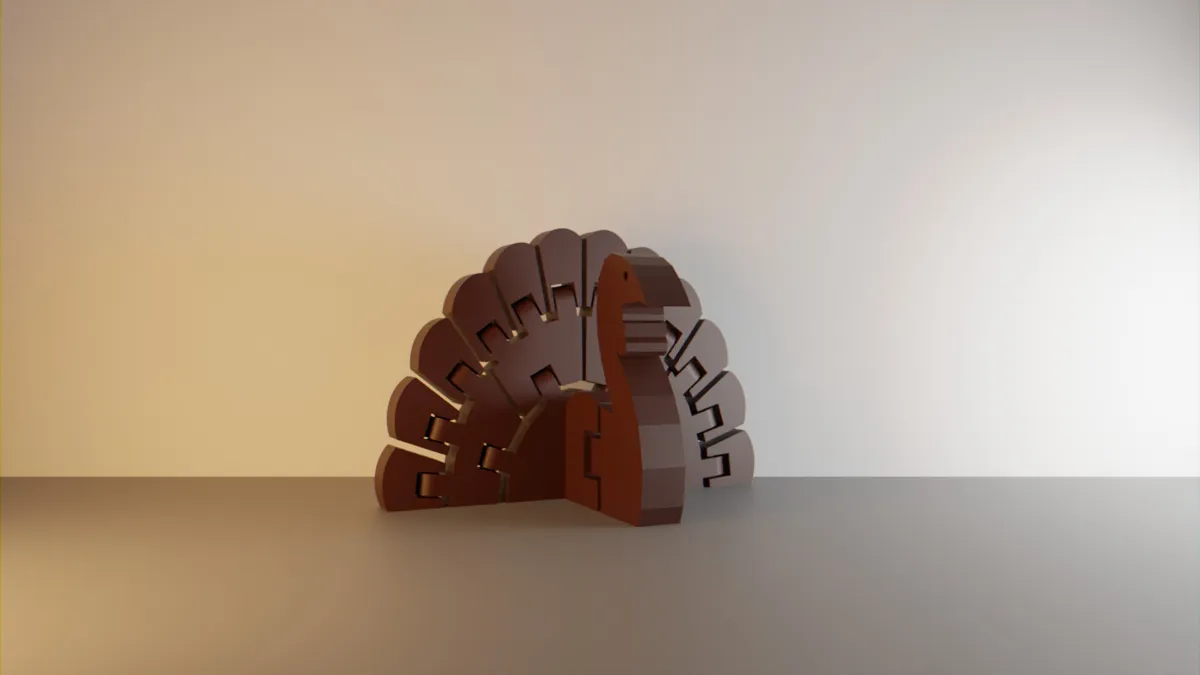 Flexi / articulated Turkey, photo 3 of 3 - Flexi / articulated Turkey Toys & Games
