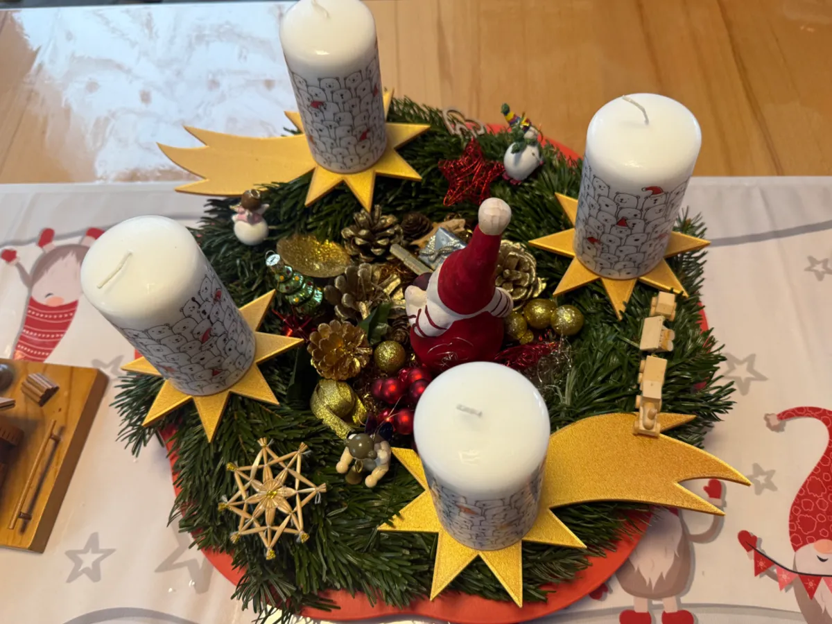 Advent wreath Star Shooting Star Candle holder - Decor, in stock in India