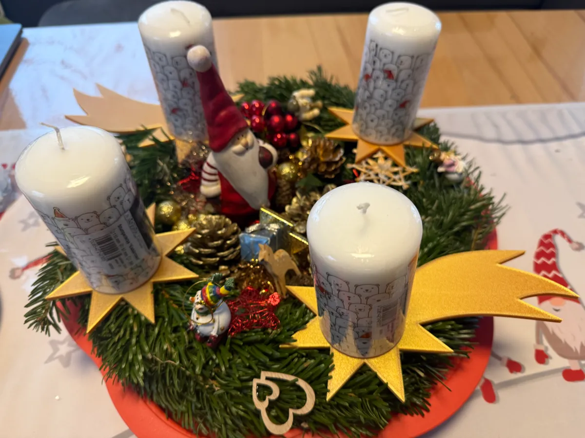 Advent wreath Star Shooting Star Candle holder, photo 4 of 4 - Advent wreath Star Shooting Star Candle holder Household