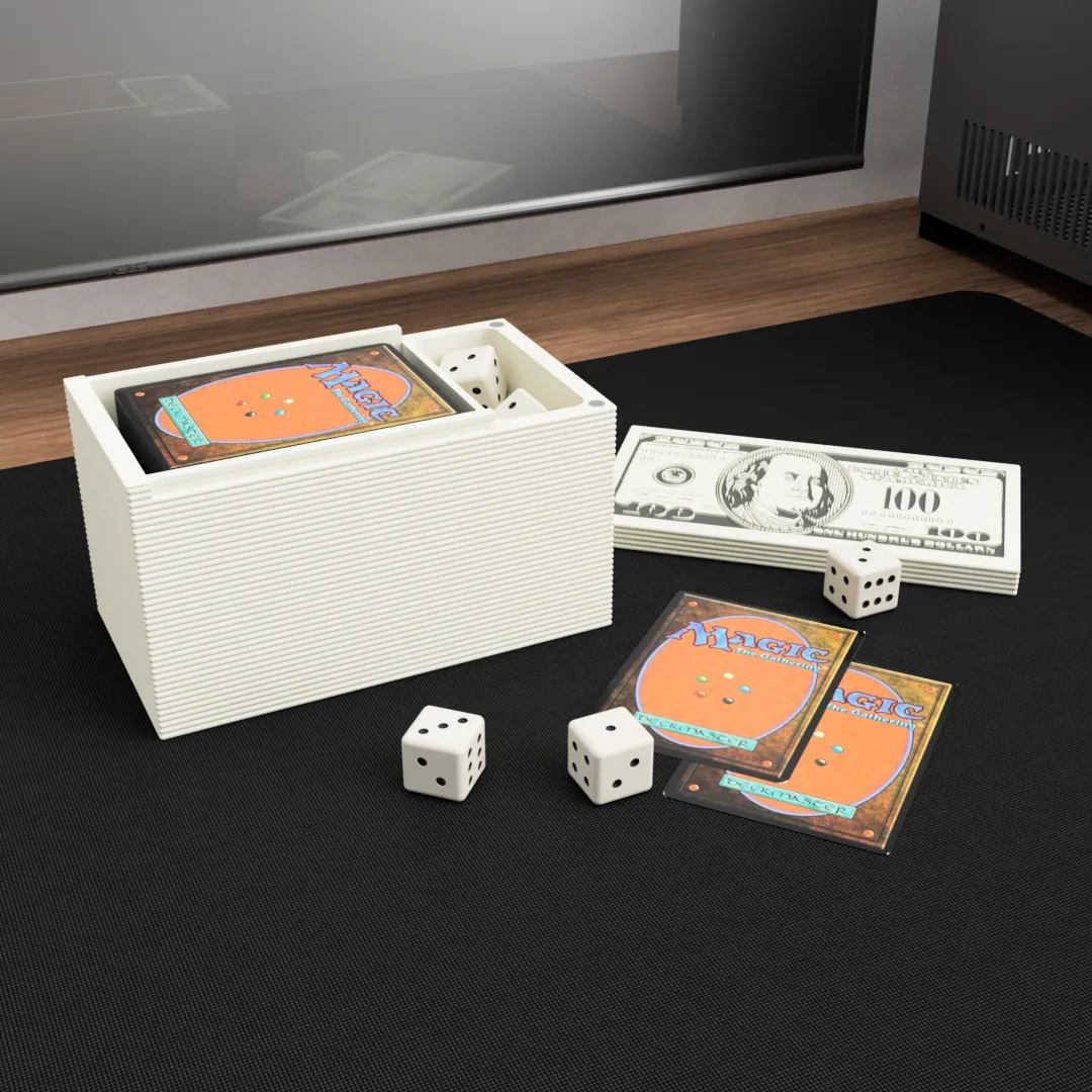 The Cash Stack Commander Deck Box, photo 2 of 3 - The Cash Stack Commander Deck Box Board Games & Tabletop