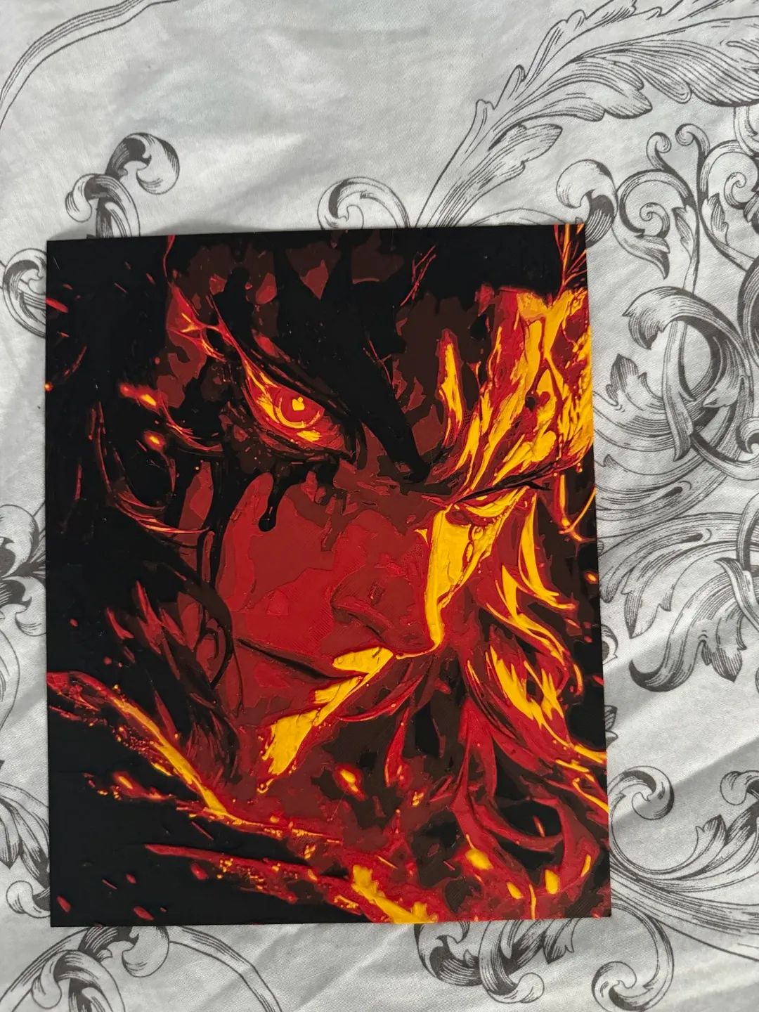 Rengoku Angry (demon slayer), photo 2 of 2 - Rengoku Angry (demon slayer) Art