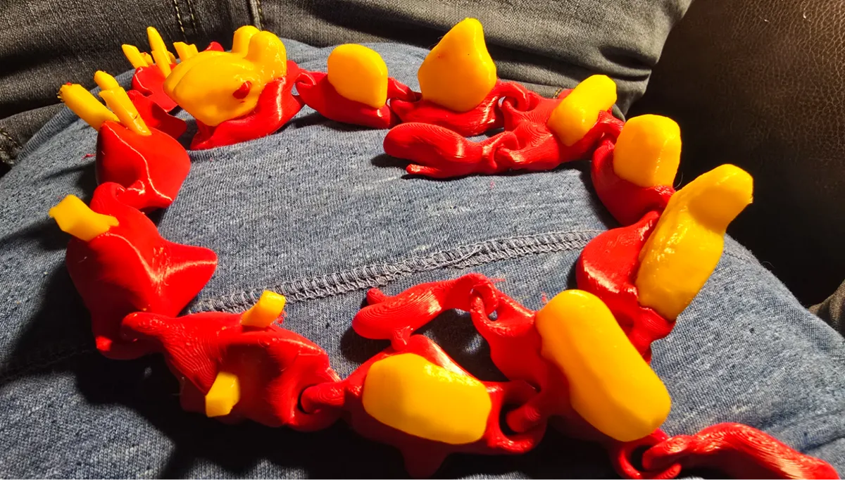 Chicken Nugget Flexi Dragon - Other Toys & Games, in stock in India