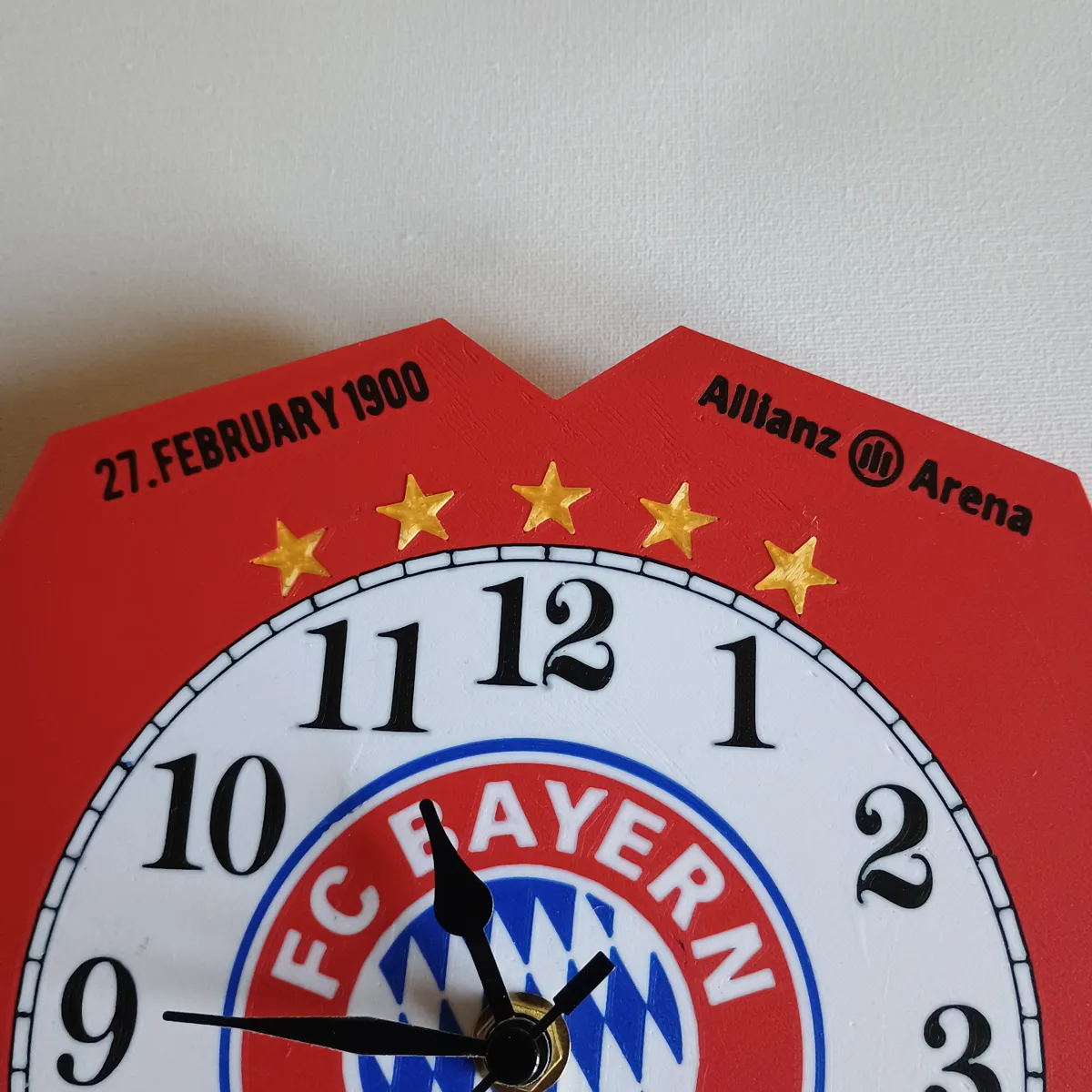 FC Bayern Munich Clock, photo 3 of 4 - FC Bayern Munich Clock Home Decor Items