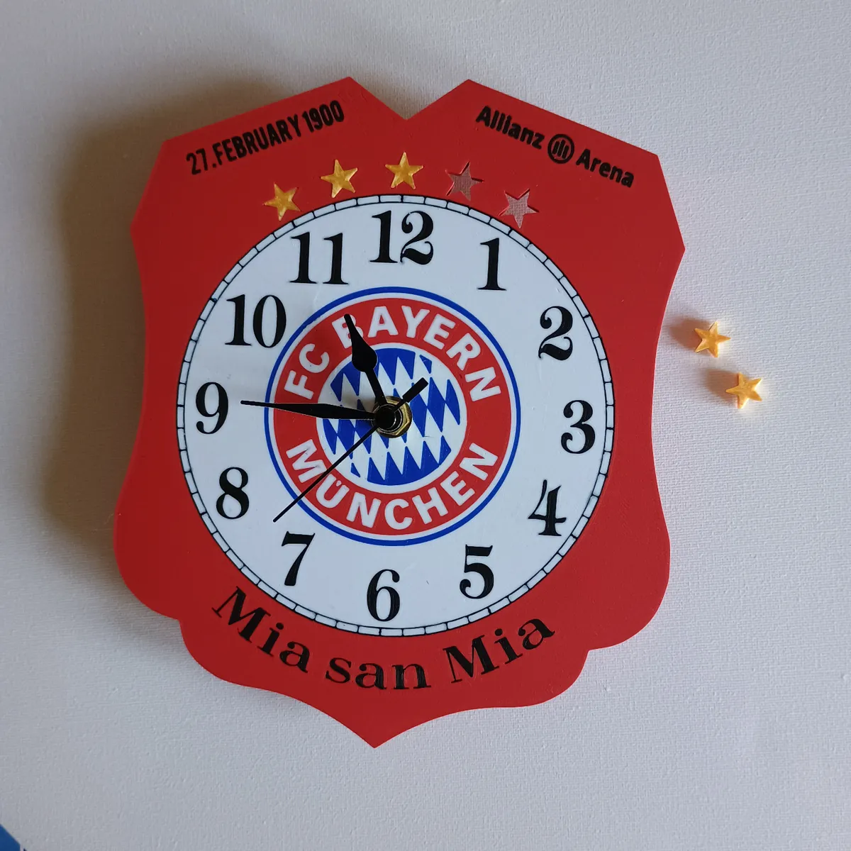 FC Bayern Munich Clock, photo 4 of 4 - FC Bayern Munich Clock Home Decor Items