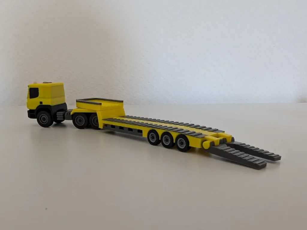 Heavy Transport SERIES 1/3 Lowbed Truck KIT CARD, photo 4 of 4 - Heavy Transport SERIES 1/3 Lowbed Truck KIT CARD Models, RC & Drones