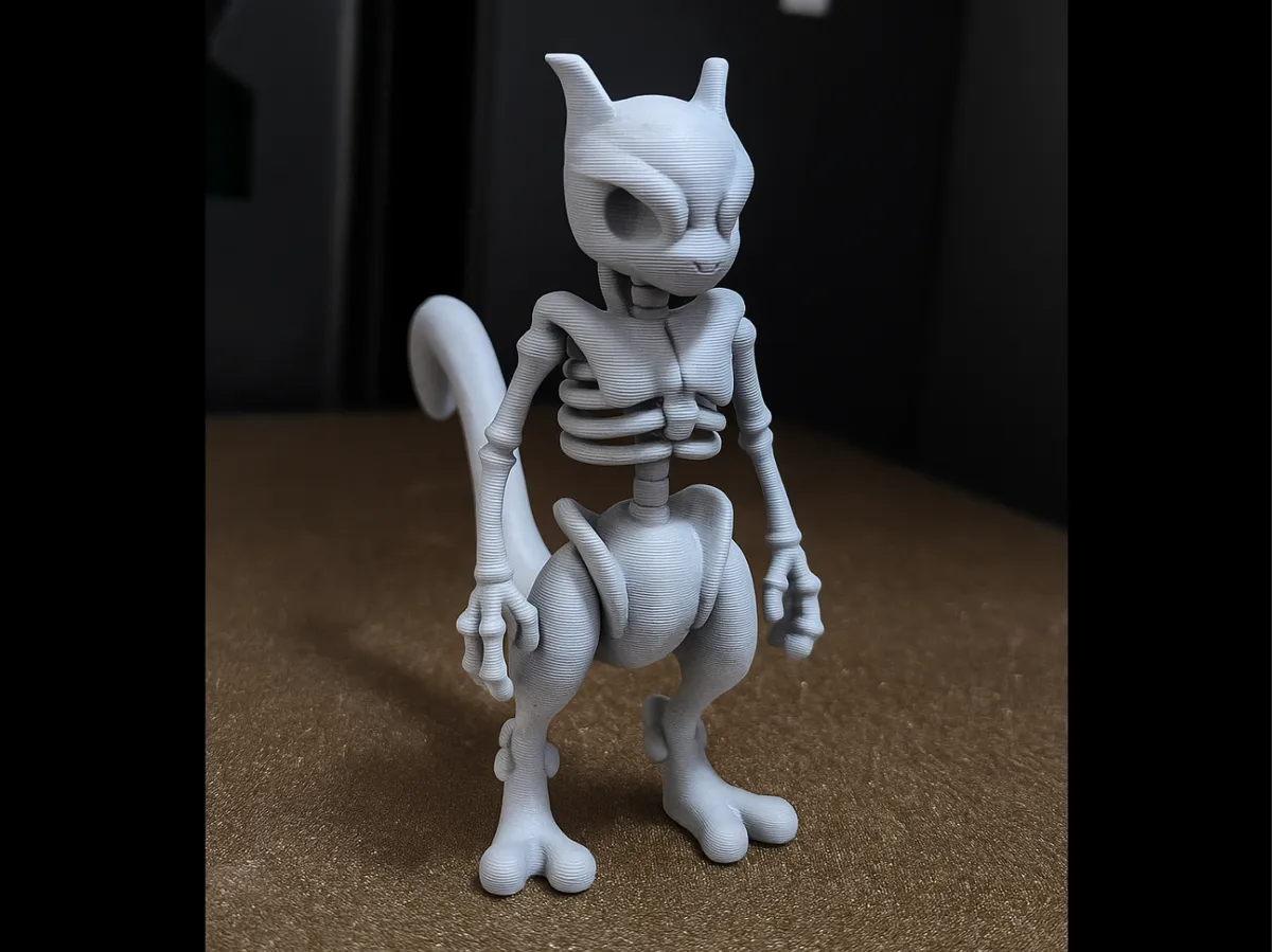MewTwo Skeleton