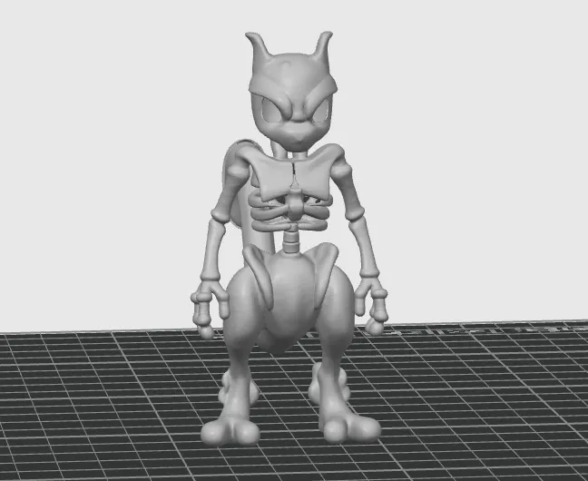 MewTwo Skeleton, photo 3 of 3 - MewTwo Skeleton Figurines & Collectibles