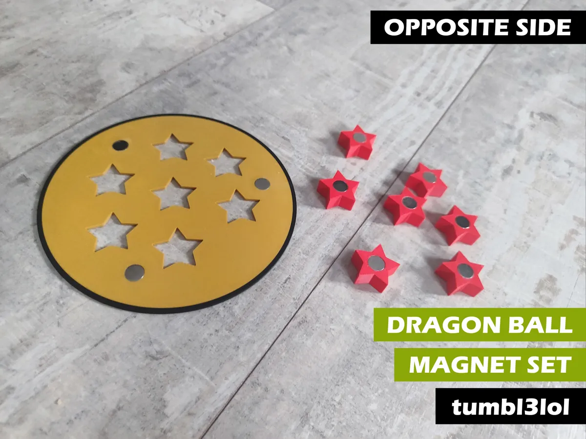 Awesome Dragon Ball magnets with removable stars, photo 3 of 3 - Awesome Dragon Ball magnets with removable stars Figurines & Collectibles