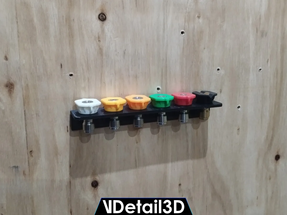Wall Mount Holder for Pressure Washer Nozzles