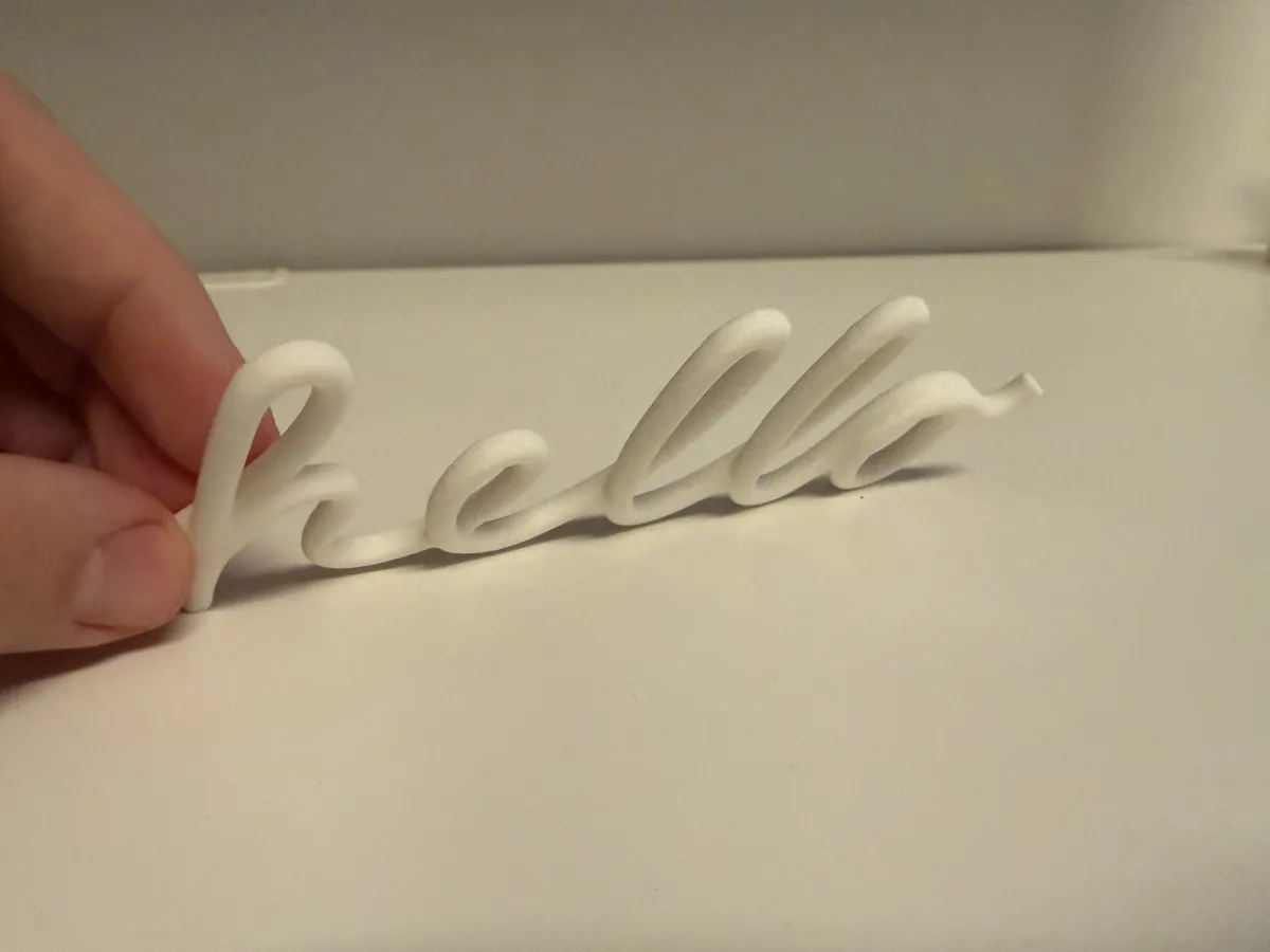 Apple Hello 3D Typography Decor, photo 3 of 3 - Apple Hello 3D Typography Decor Home Decor Items