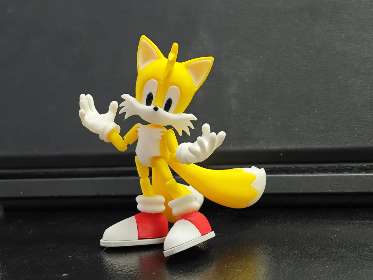 塔尔斯（Tails）来自刺猬索尼克 关节可动人偶，无需AMS, photo 4 of 4 - 塔尔斯（Tails）来自刺猬索尼克 关节可动人偶，无需AMS Props & Cosplay