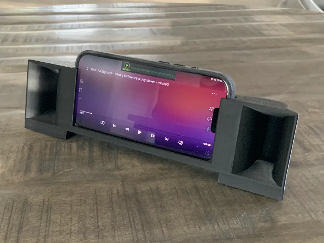 Passive Stereo Amplifier for iPhone 16 Pro