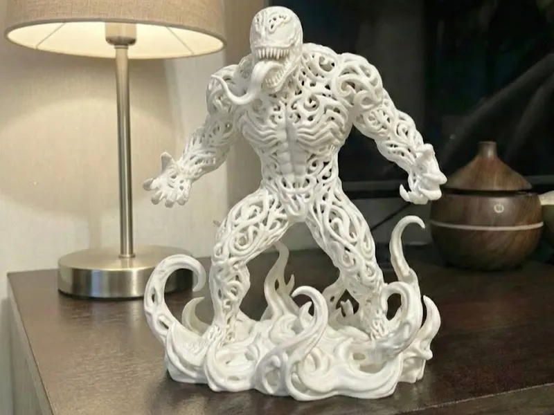 Venom Voronoi Edition - Artistic Symbiote Statue