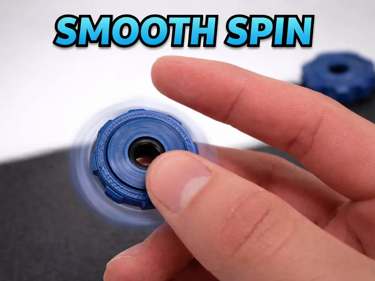 Tiny Silent Spinner, EDC Desk Fidget