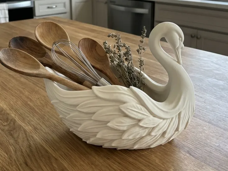 Majestic Swan Kitchen Organizer & Utensil Holder