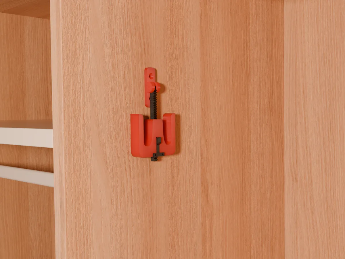 Shoe Wall Mount Clamp - (54 grams), photo 3 of 4 - Shoe Wall Mount Clamp - (54 grams) Tools & Workshop