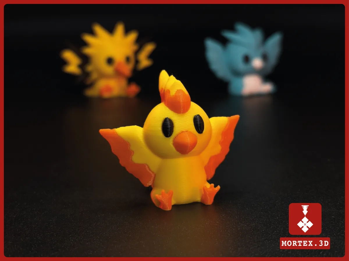 #146 Moltres Pokemon Mini Figure
