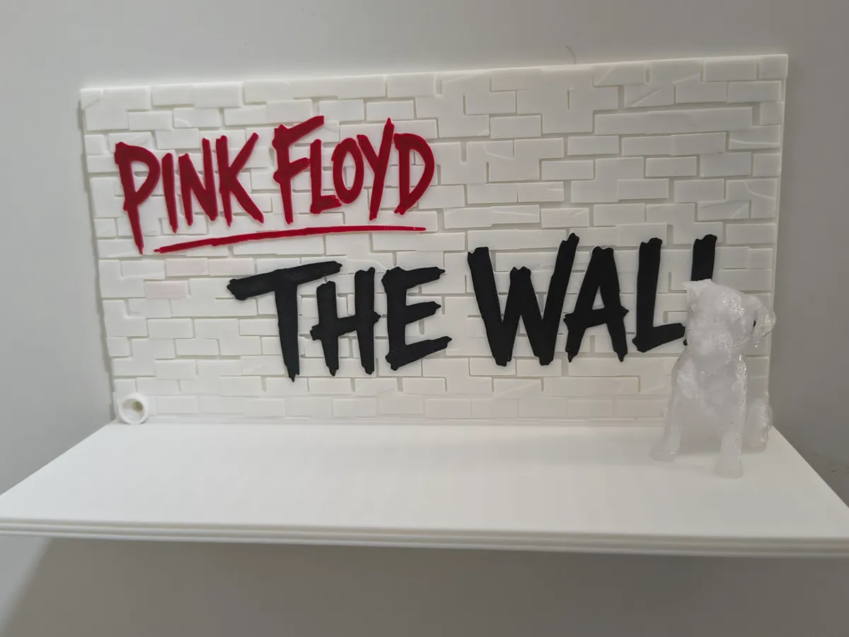 Pink Floyd The Wall Shelf, Rock Music Wall Shelf - Display & Figure Shelves, in stock