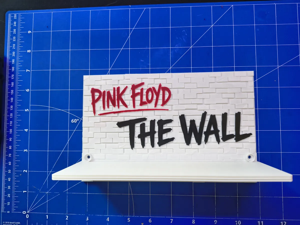 Pink Floyd The Wall Shelf, Rock Music Wall Shelf, photo 2 of 4 - Pink Floyd The Wall Shelf, Rock Music Wall Shelf Storage & Organisation