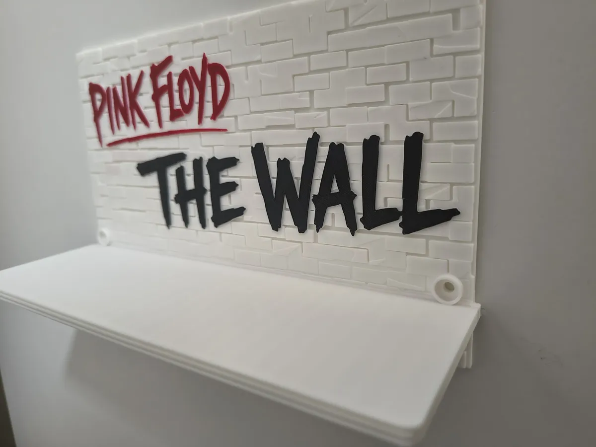 Pink Floyd The Wall Shelf, Rock Music Wall Shelf, photo 3 of 4 - Pink Floyd The Wall Shelf, Rock Music Wall Shelf Storage & Organisation