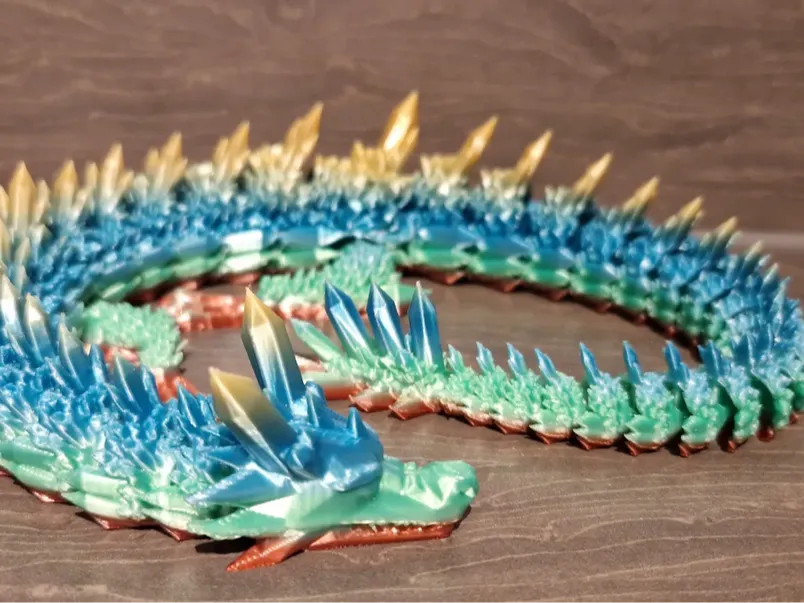 Articulated crystal dragon - Engineering, in stock in India