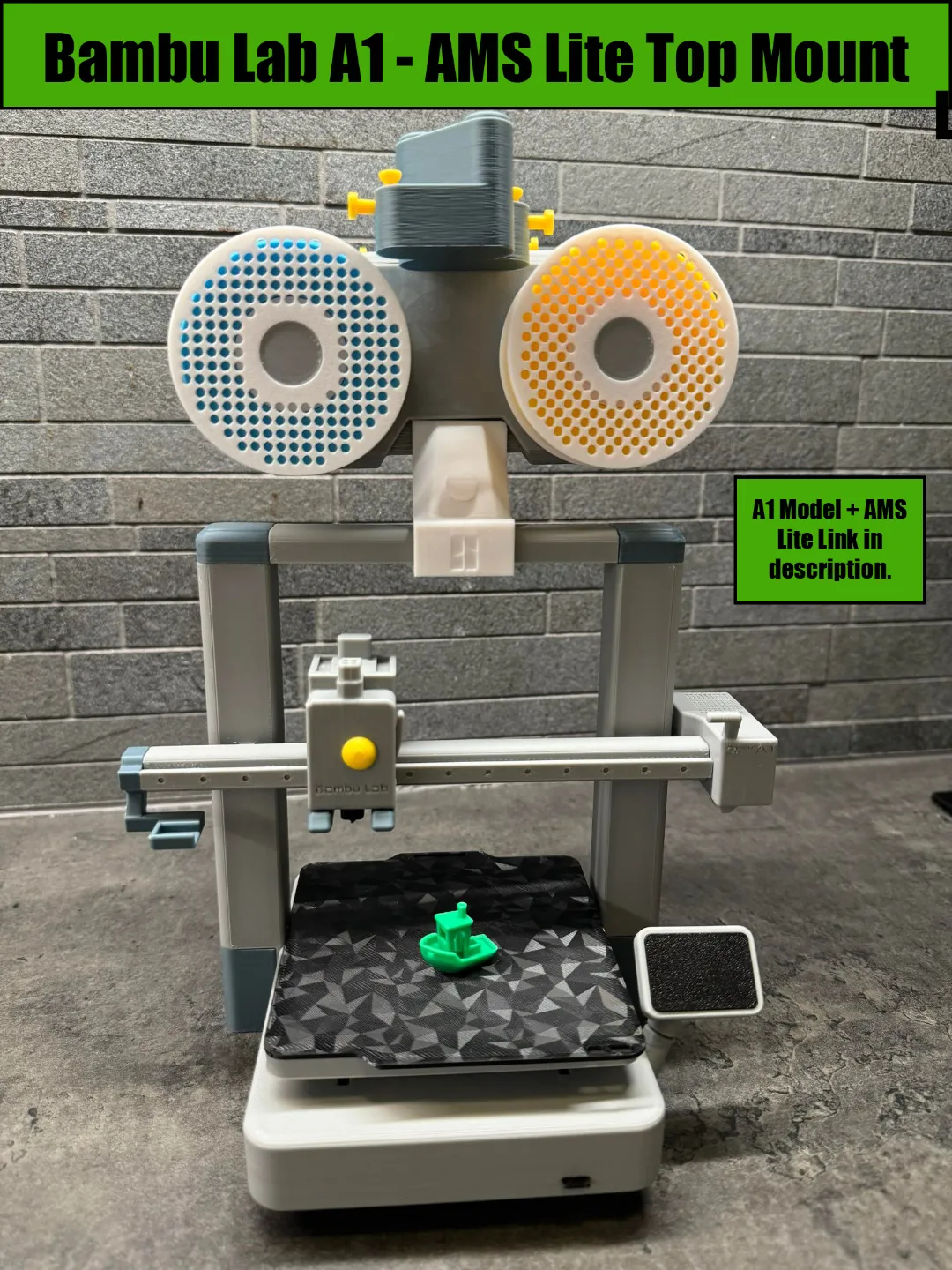 A1 Top Mount (Scaled Model)