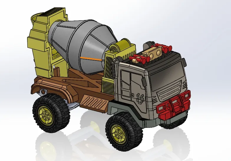 Toy Concrete Mixer Truck, photo 2 of 3 - Toy Cars & Vehicles, toy car