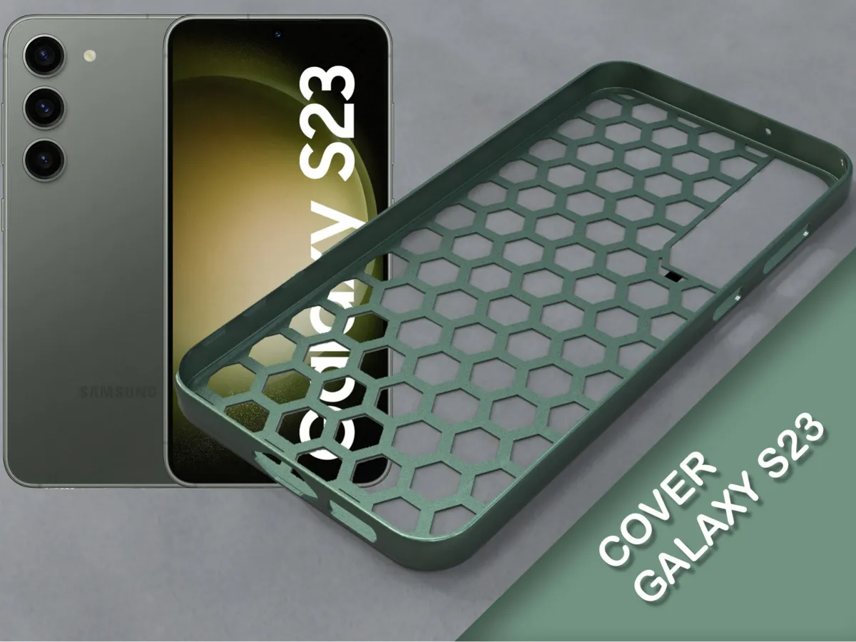Samsung S23 Hexagon Cover - Samsung Galaxy Covers, in stock in India